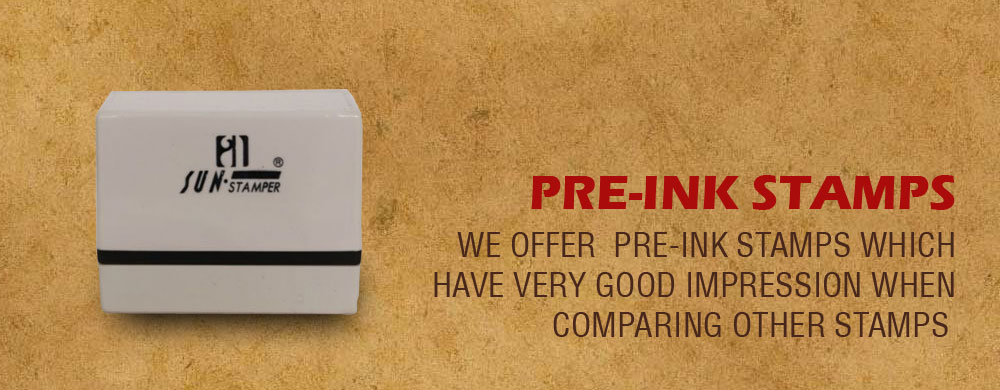 rubber stamps chennai, Pre ink stamps in Chennai